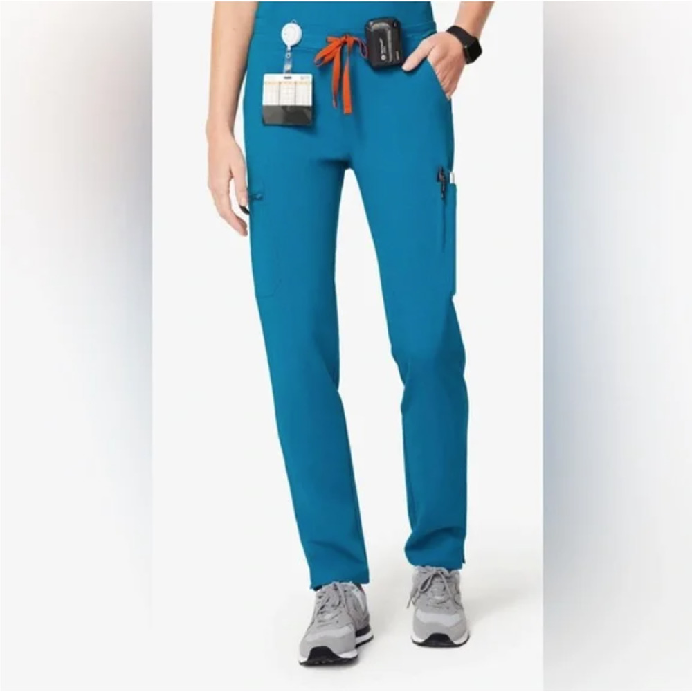 FIGS Yola Skinny Scrub Pants Alps Blue Limited Edition Small Tall